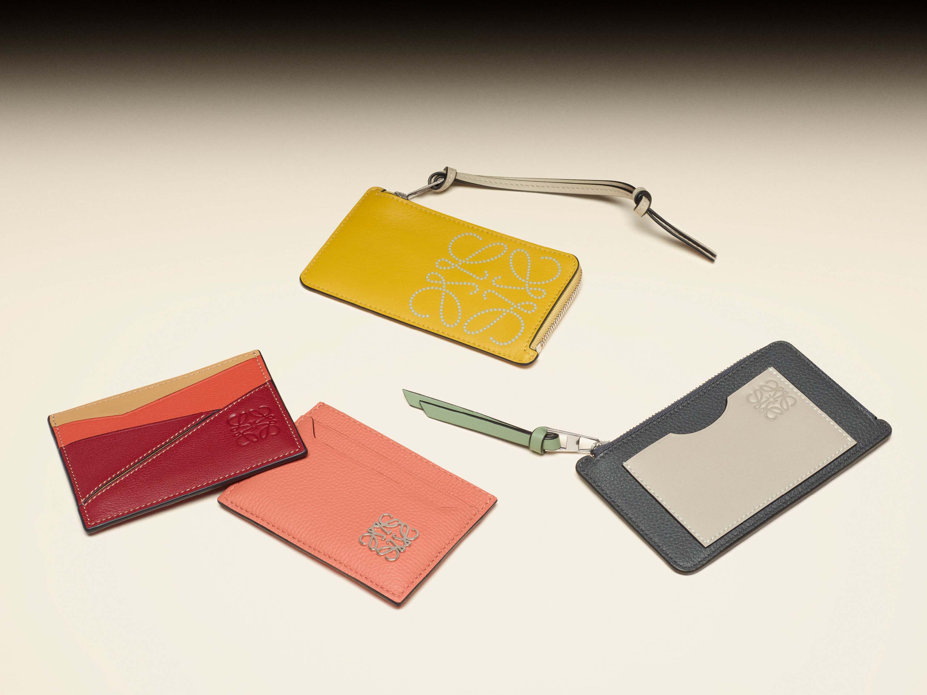 Designer small top leather goods